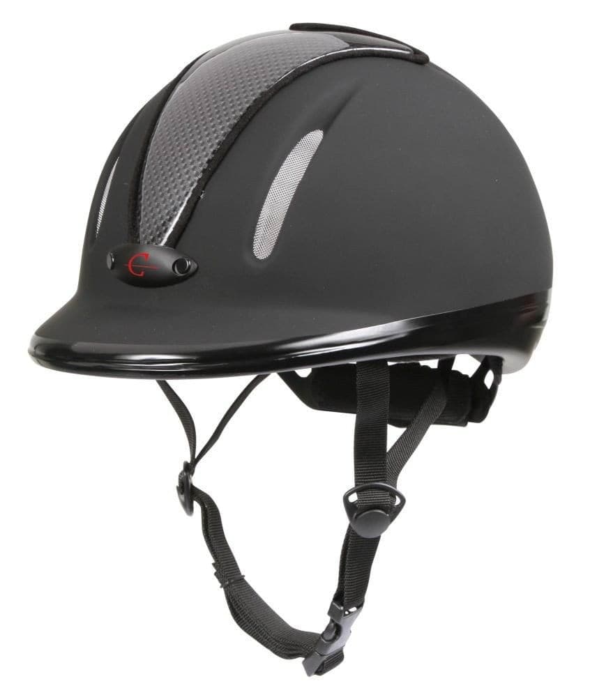 Kask jeździecki Carbonic, antracyt, Covalliero