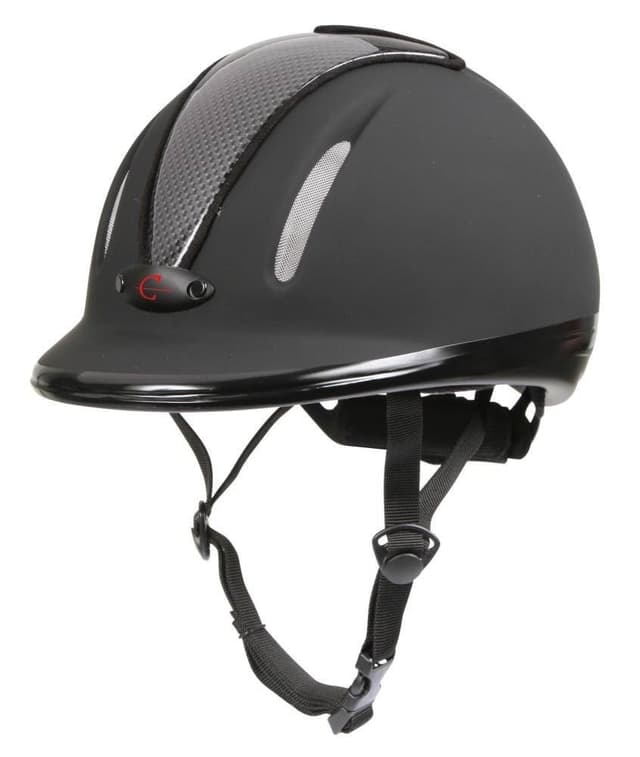 Kask jeździecki Carbonic, antracyt, Covalliero