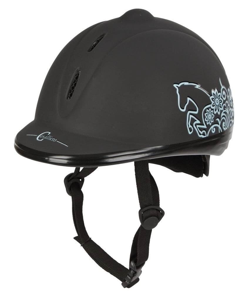 Kask jeździecki Beauty, czarny, Covalliero