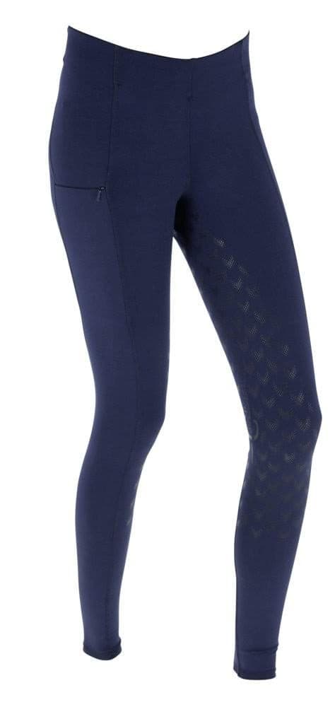 Legginsy jeździeckie Equona, dziecięce, granatowy, Covalliero