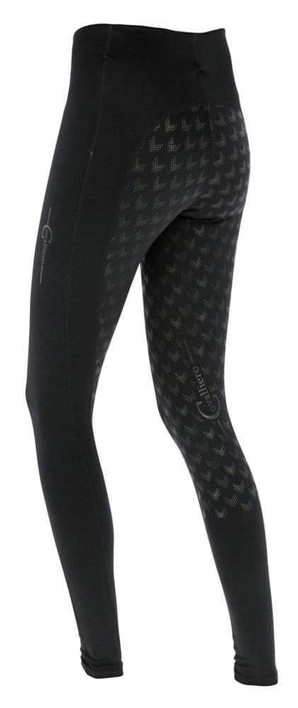 Legginsy jeździeckie Equona, dziecięce, czarny, Covalliero