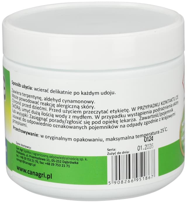 Balsam pielęgnacyjny do wymion ”16”, 500 ml, Can Agri