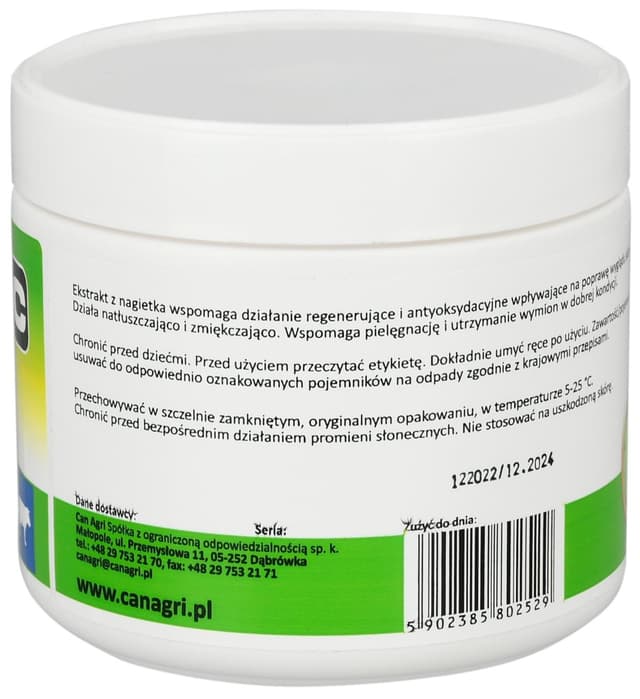 Balsam do wymion z wyciągiem z nagietka ”19” , 500 ml, Can Agri