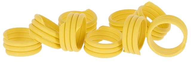 Opaska spiralna dla drobiu, 16 mm, żółta, 20 szt., Kerbl