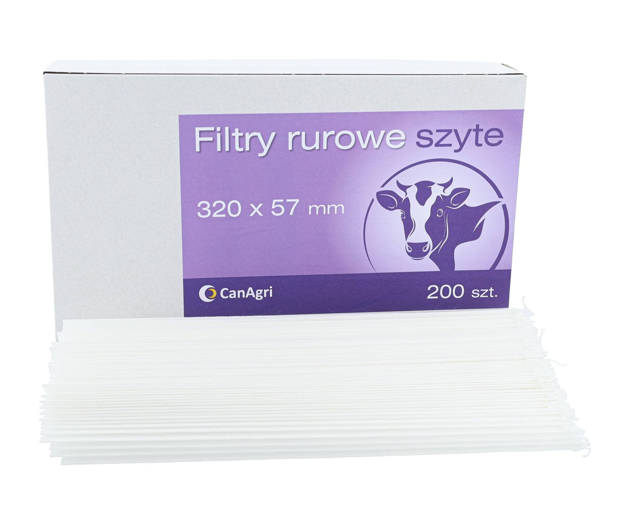Filtr rurowy do mleka, 320 x 57 mm, 200 szt., Can Agri