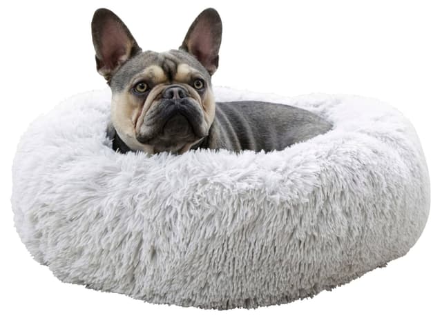 Legowisko dla psa Fluffy, jasnoszare, 18 cm Ø 60 cm, Kerbl