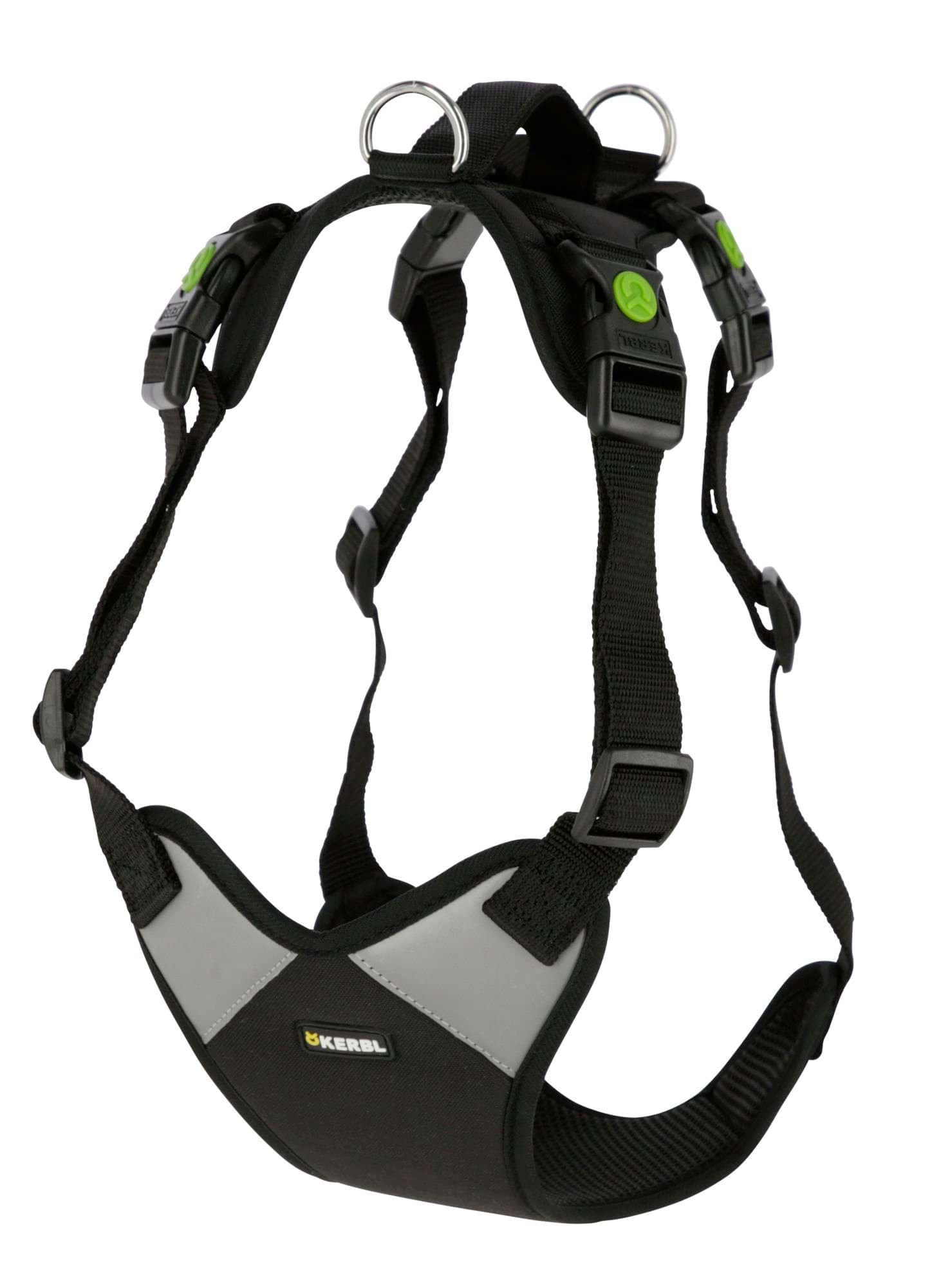 Szelki dla psa Pulsive, obwód szyi 36 - 50 cm, czarne, Kerbl