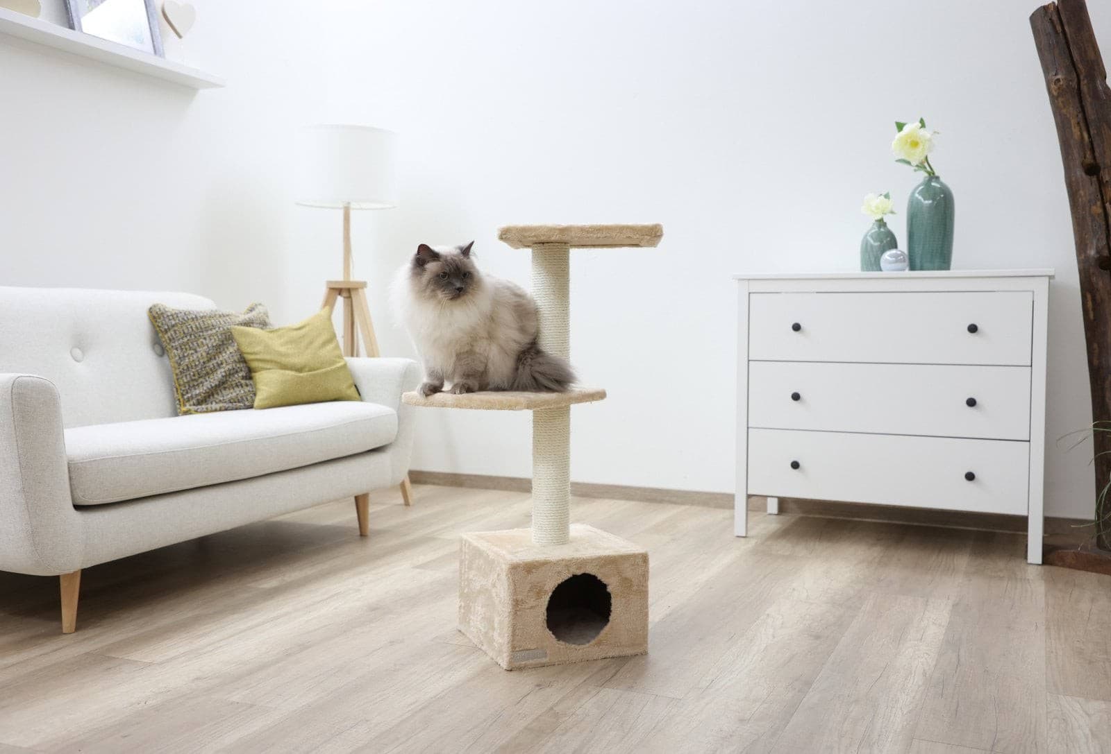 Drapak dla kota Venus Sweet, 85 cm, beżowy, Kerbl