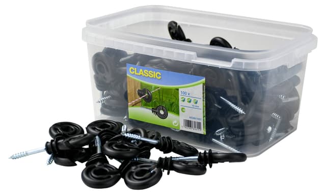 Izolator do plecionek i drutu BASIC, 100 szt., Kerbl