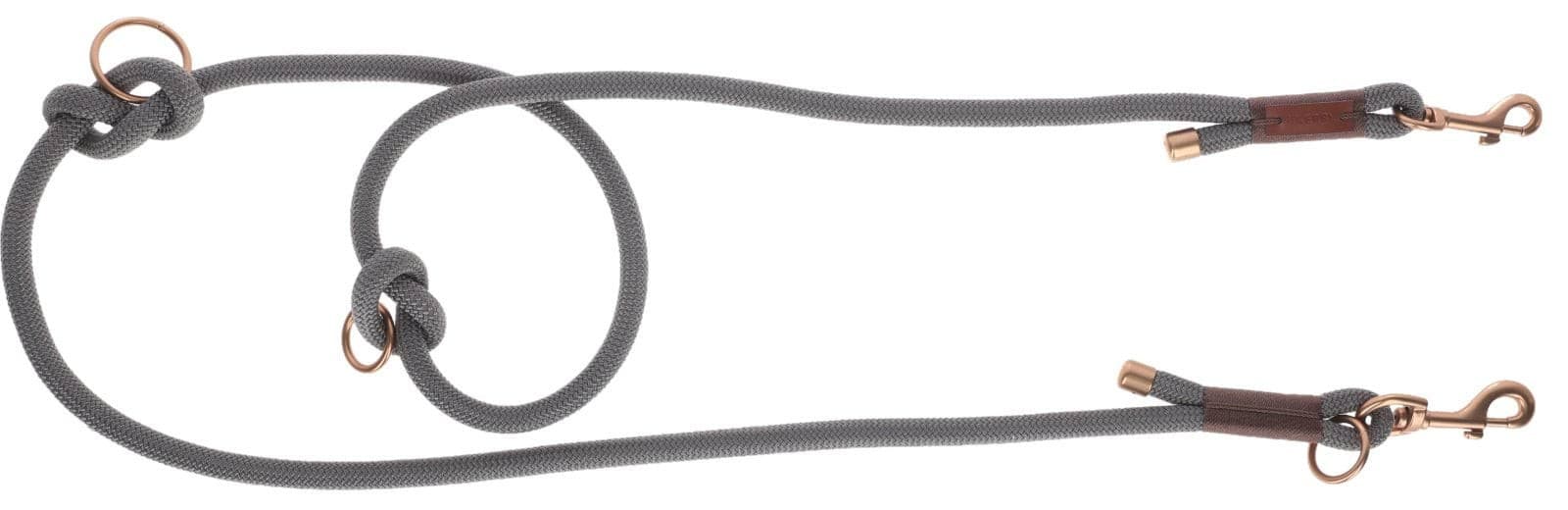 Smycz dla psa Monte Carlo, 200 cm x 12 mm, szaro-brązowa, Kerbl