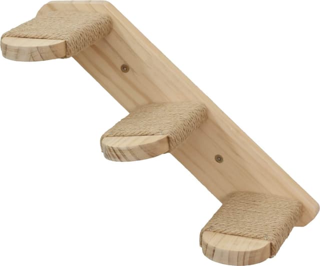 Drewniana drabinka dla kota, długość 38 cm, z jutą, Kerbl