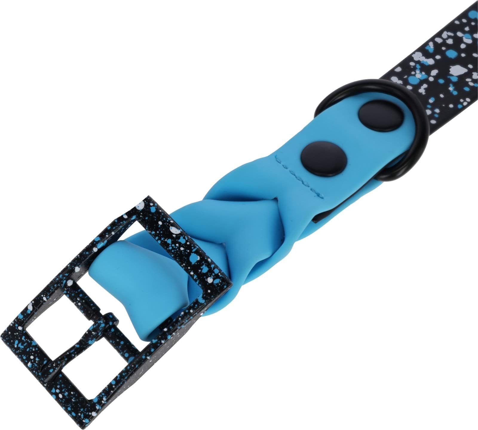 Obroża dla psa Lima, 36 - 45 cm, 25 mm, niebieski/czarny, Kerbl