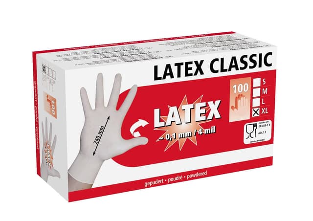Rękawice lateksowe Latex Classic, Kerbl
