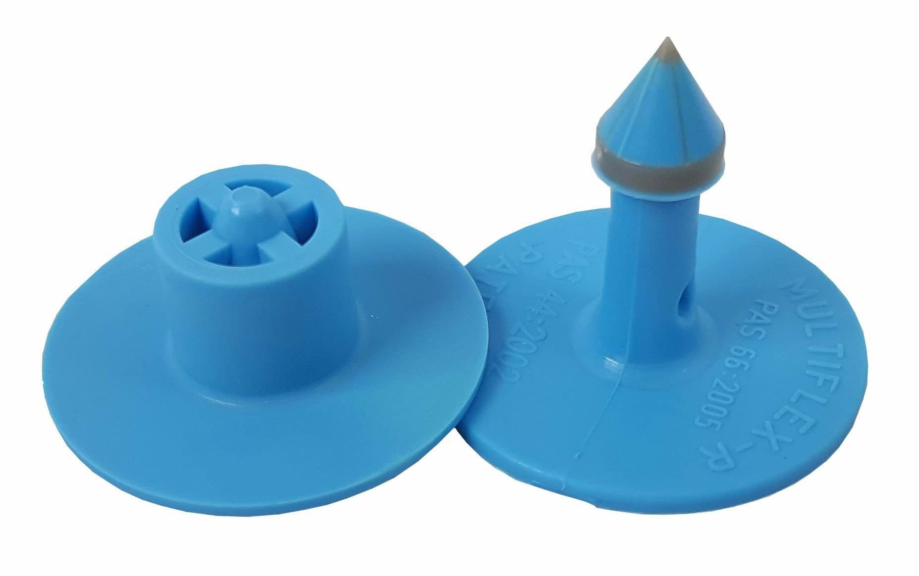 Kolczyk dla trzody Multiflex R kompletny niebieski 25 mm Caisley