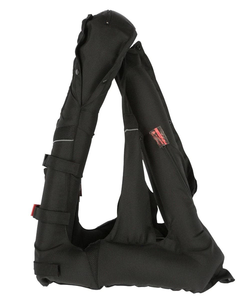 Kamizelka jeździecka z poduszką powietrzną, dla dorosłych, czarny, Covalliero