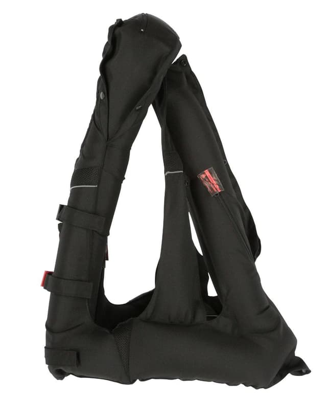 Kamizelka jeździecka z poduszką powietrzną, dla dorosłych, czarny, Covalliero