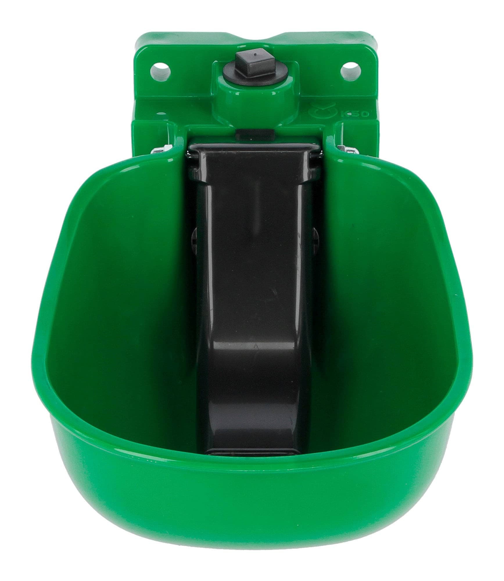 Poidło dla bydła i koni KN50, tworzywo sztuczne, zielone, z zaworem niskociśnieniowym