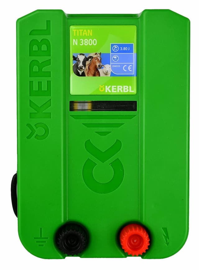 Elektryzator sieciowy TITAN N 3800 dla hodowli, 3,8 J Kerbl
