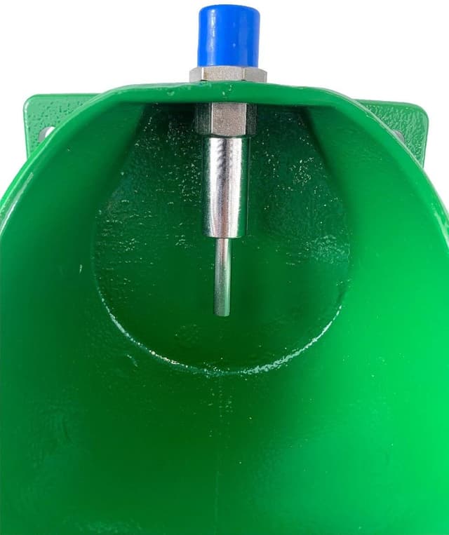 Poidło miskowe dla tuczników, macior PM-7/Ż zaworem dzielonym z regulacją-stal kwas., Macro-Pool