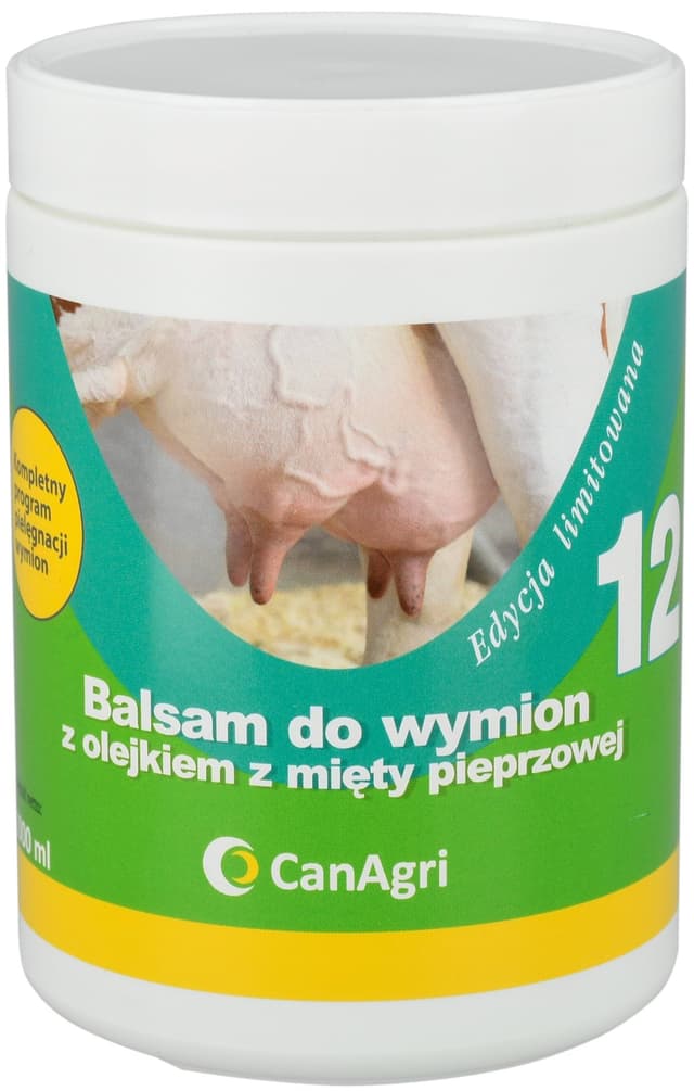 Balsam do wymion z olejkiem z mięty pieprzowej 1000 ml Can Agri