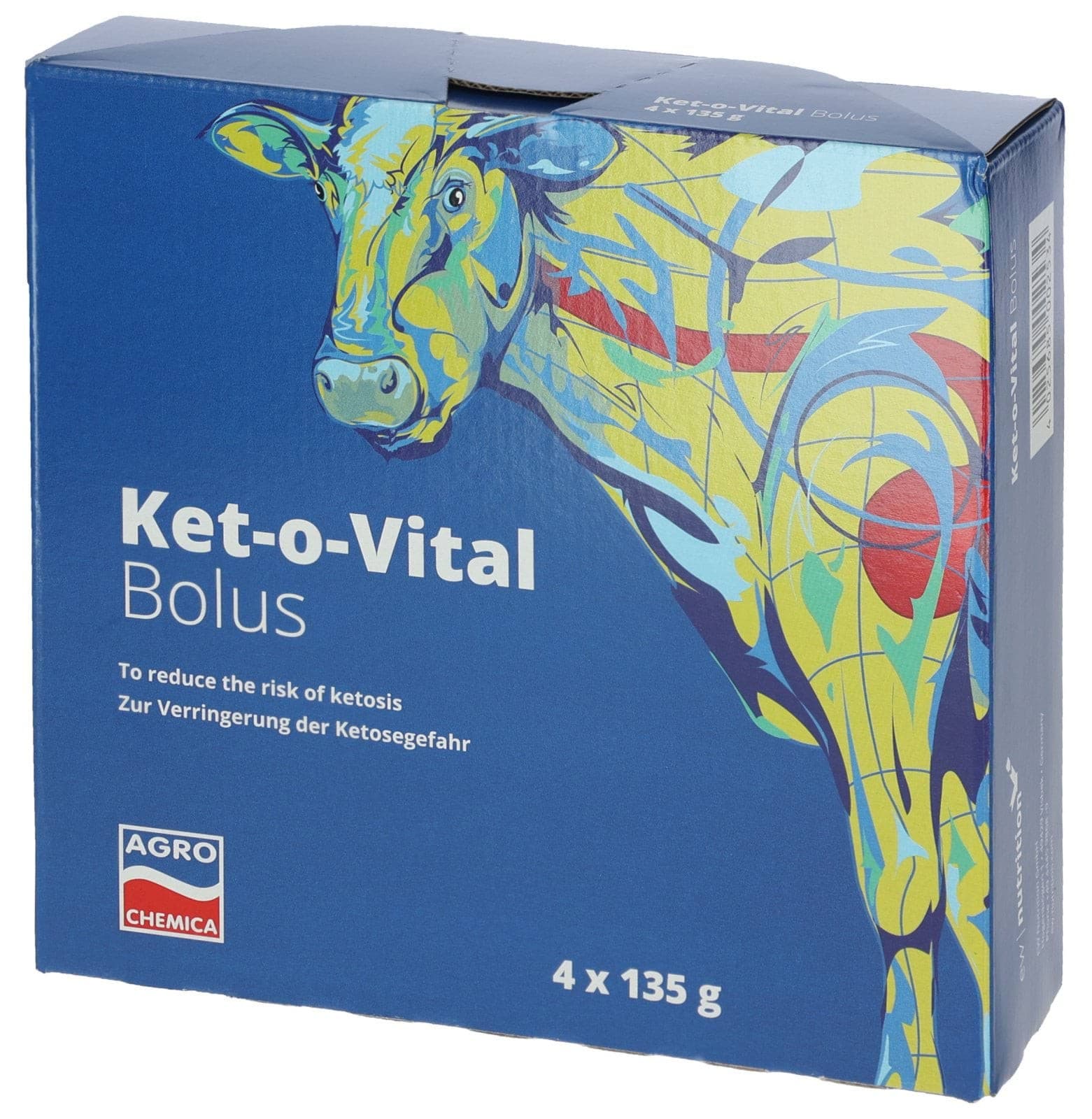Bolus Ketozowy dla Krów Ket-o-Vital 4x135g Agrochemica