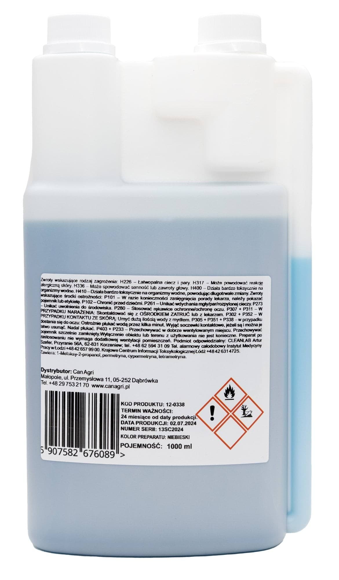 Preparat ASEKOR FLY na owady latające i biegające, 1000 ml