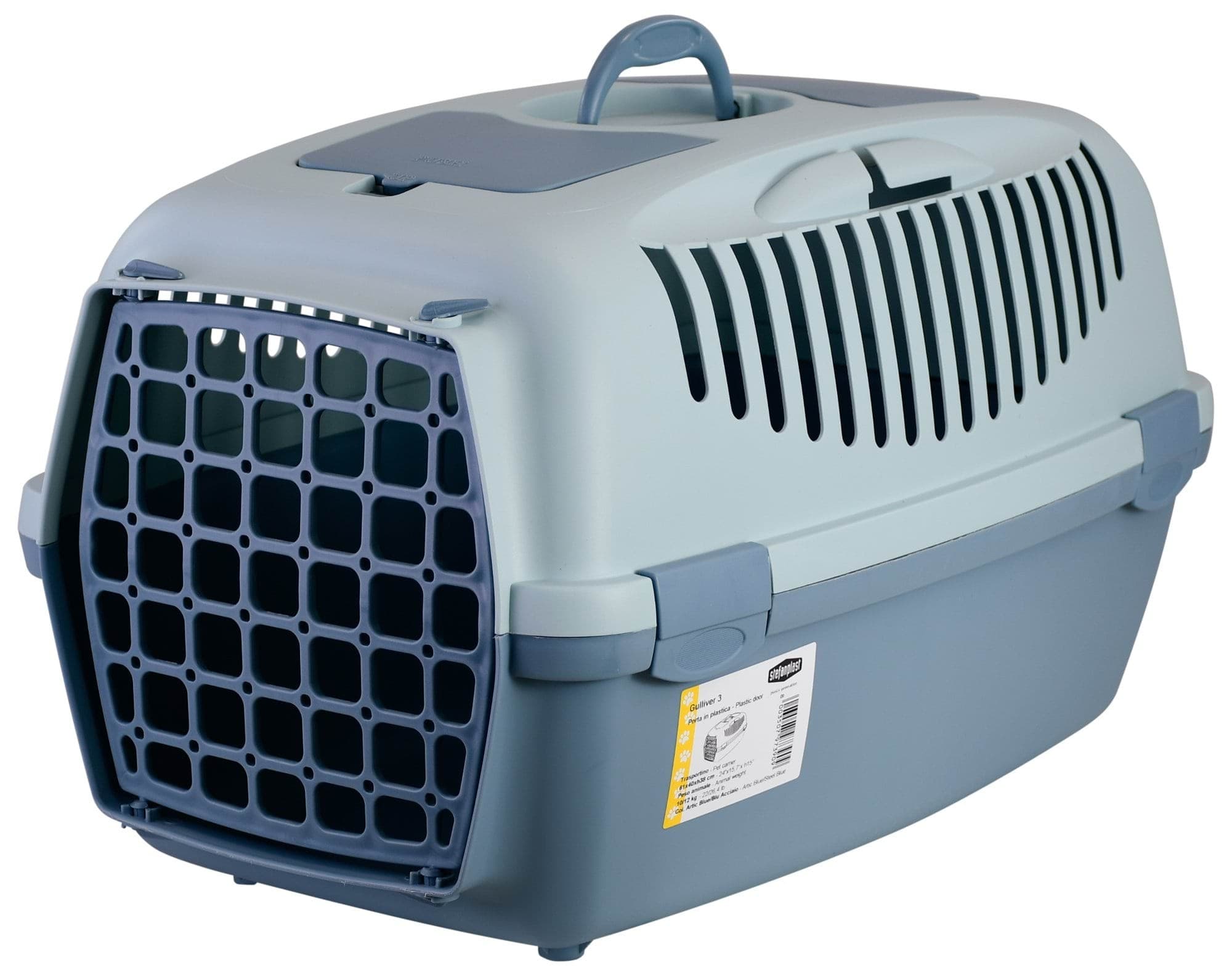 Transporter Gulliver 3 plastikowy dla kota i małego psa 61x40x38 cm