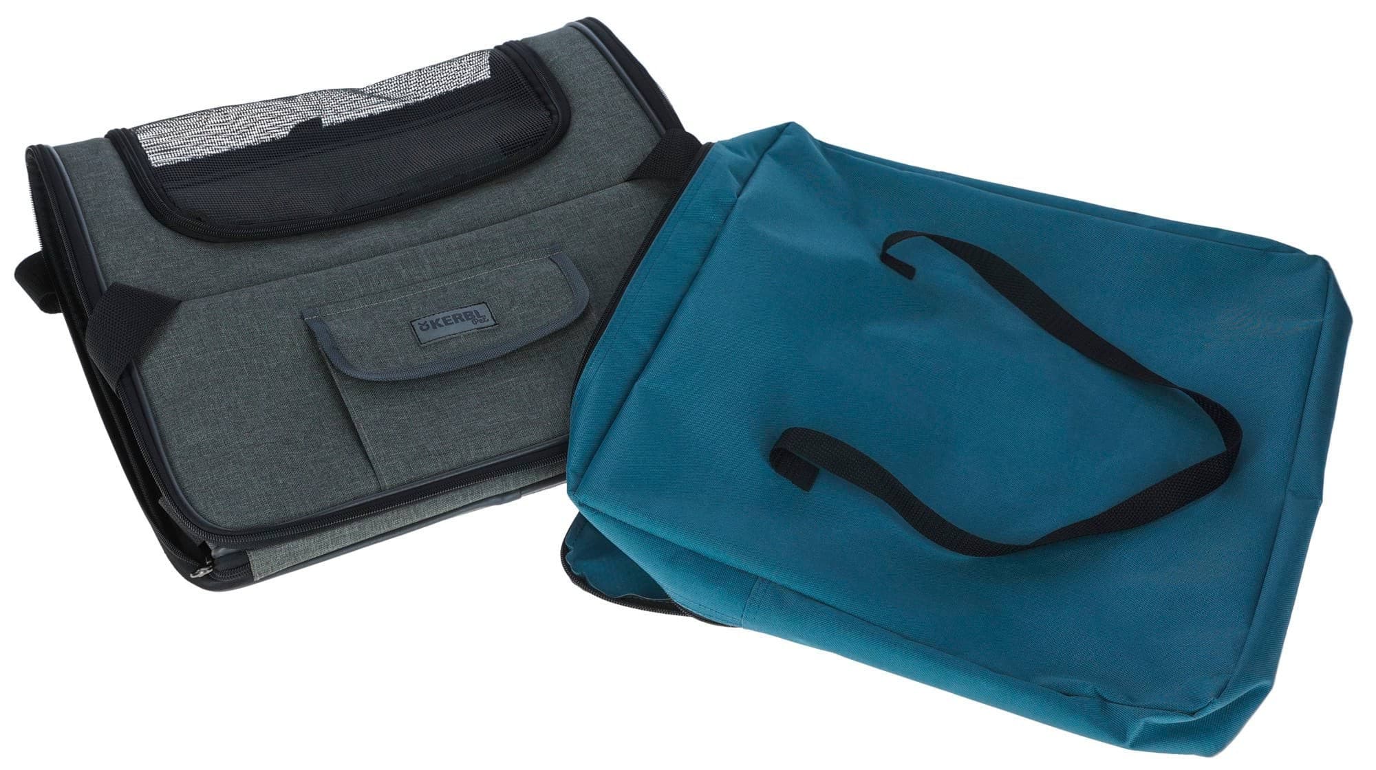 Torba podróżna dla psa Vacation, szaro-niebieska, Kerbl