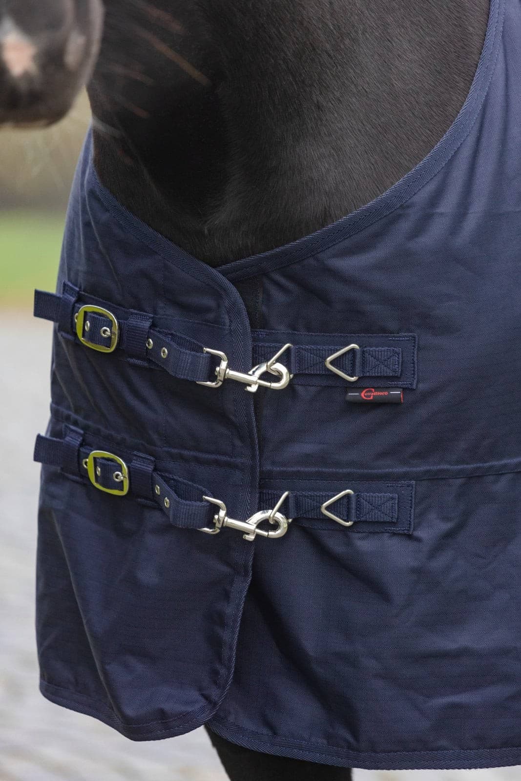 Derka przeciwdeszczowa RugBe HighNeck, granatowa, 165 cm