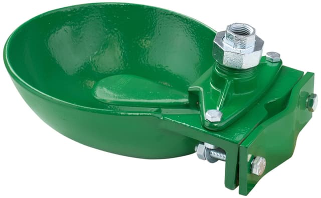 Poidło miskowe żeliwne Kerbl, 2L, oliwkowe