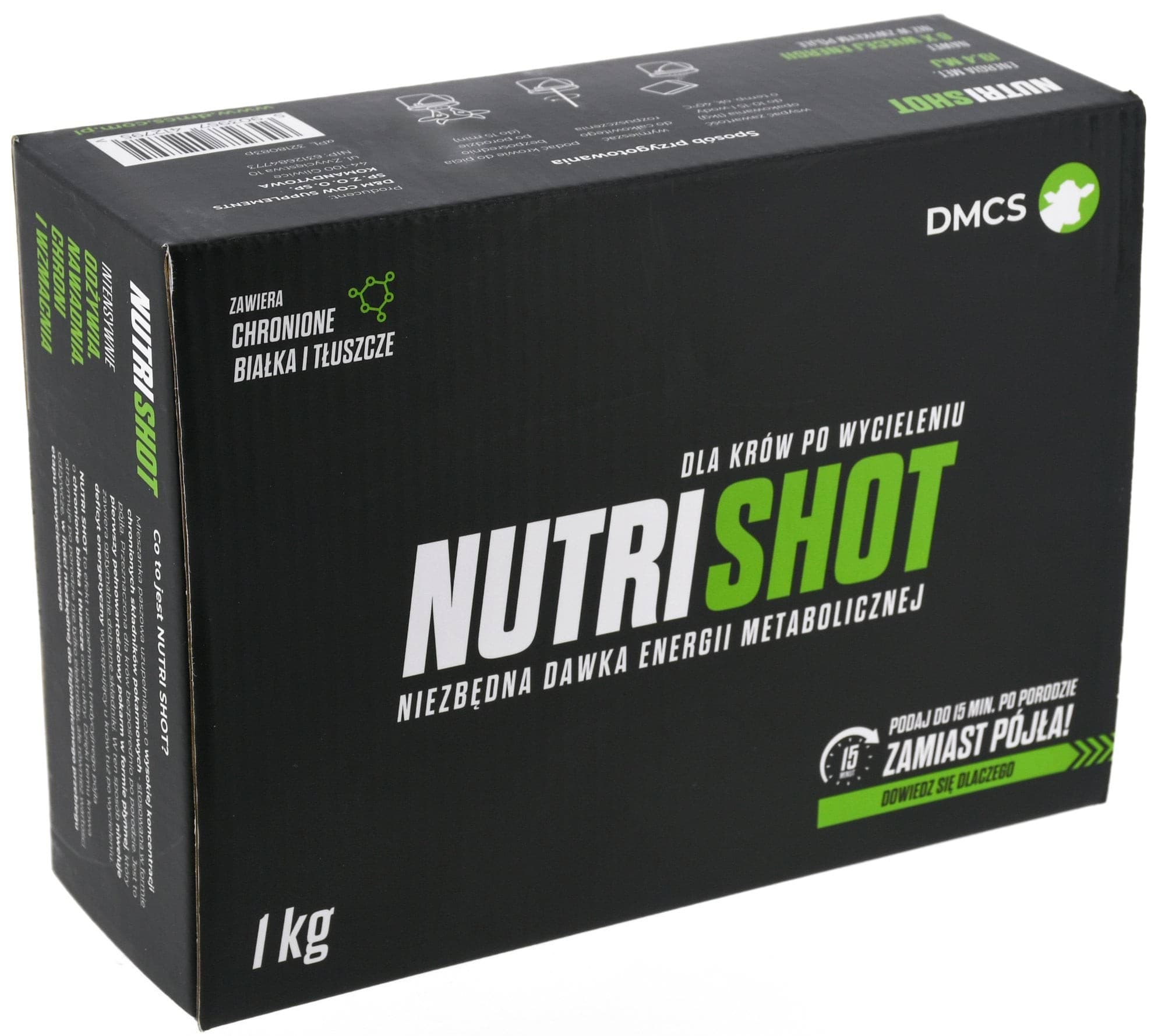 Nutri Shot 1 kg - preparat energetyczny dla krów po wycieleniu