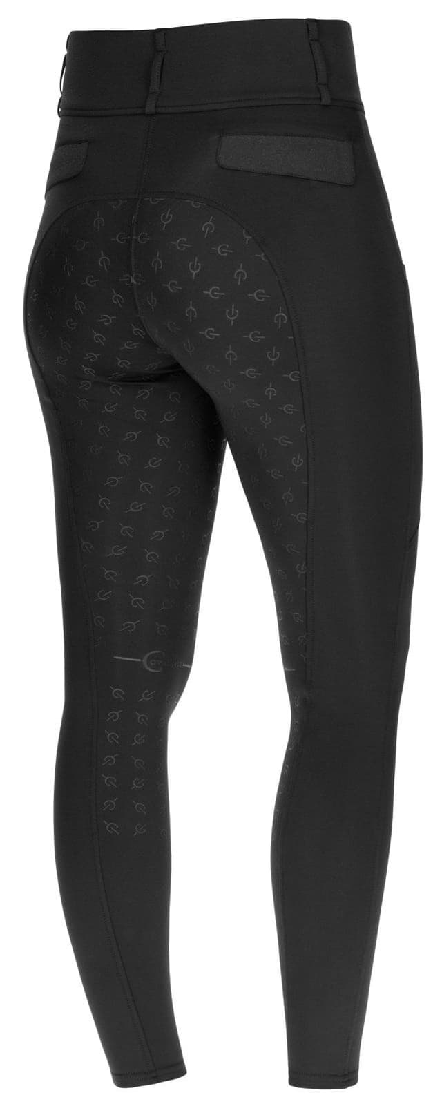Legginsy jeździeckie HighWaist czarne rozmiar 36/38