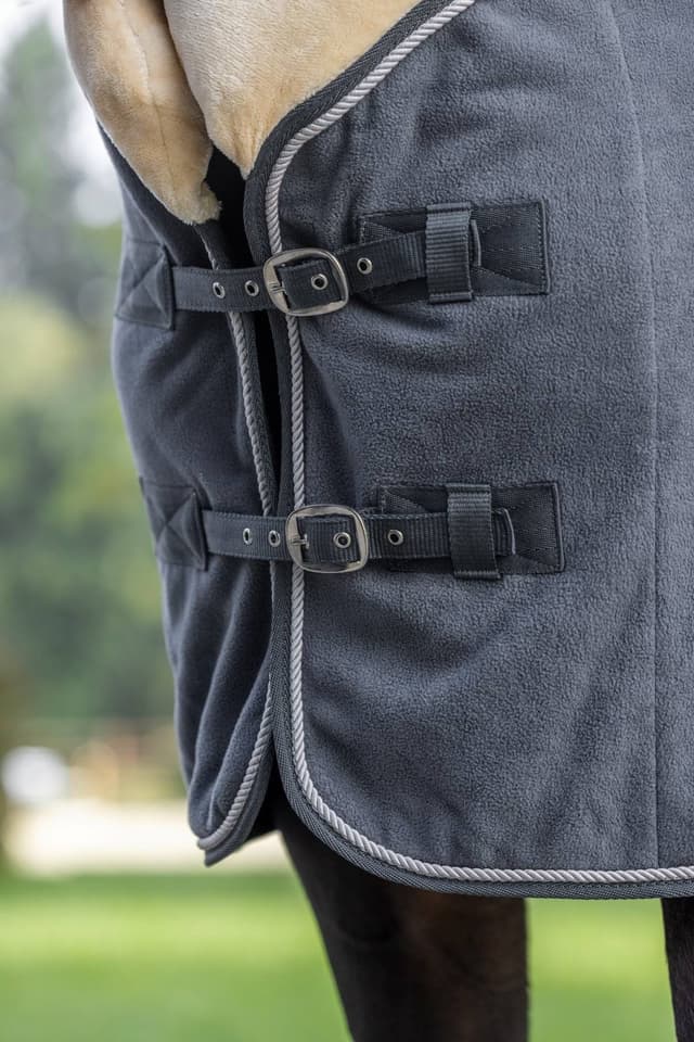 Derka polarowa RugBe Royal, grafitowy, 135 cm, Covalliero