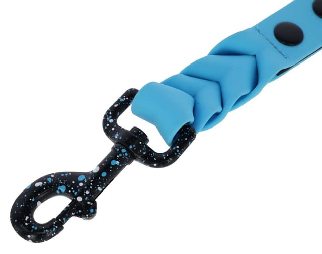 Smycz przepinana dla psa Lima 200 cm x 25 mm niebiesko-czarna Kerbl