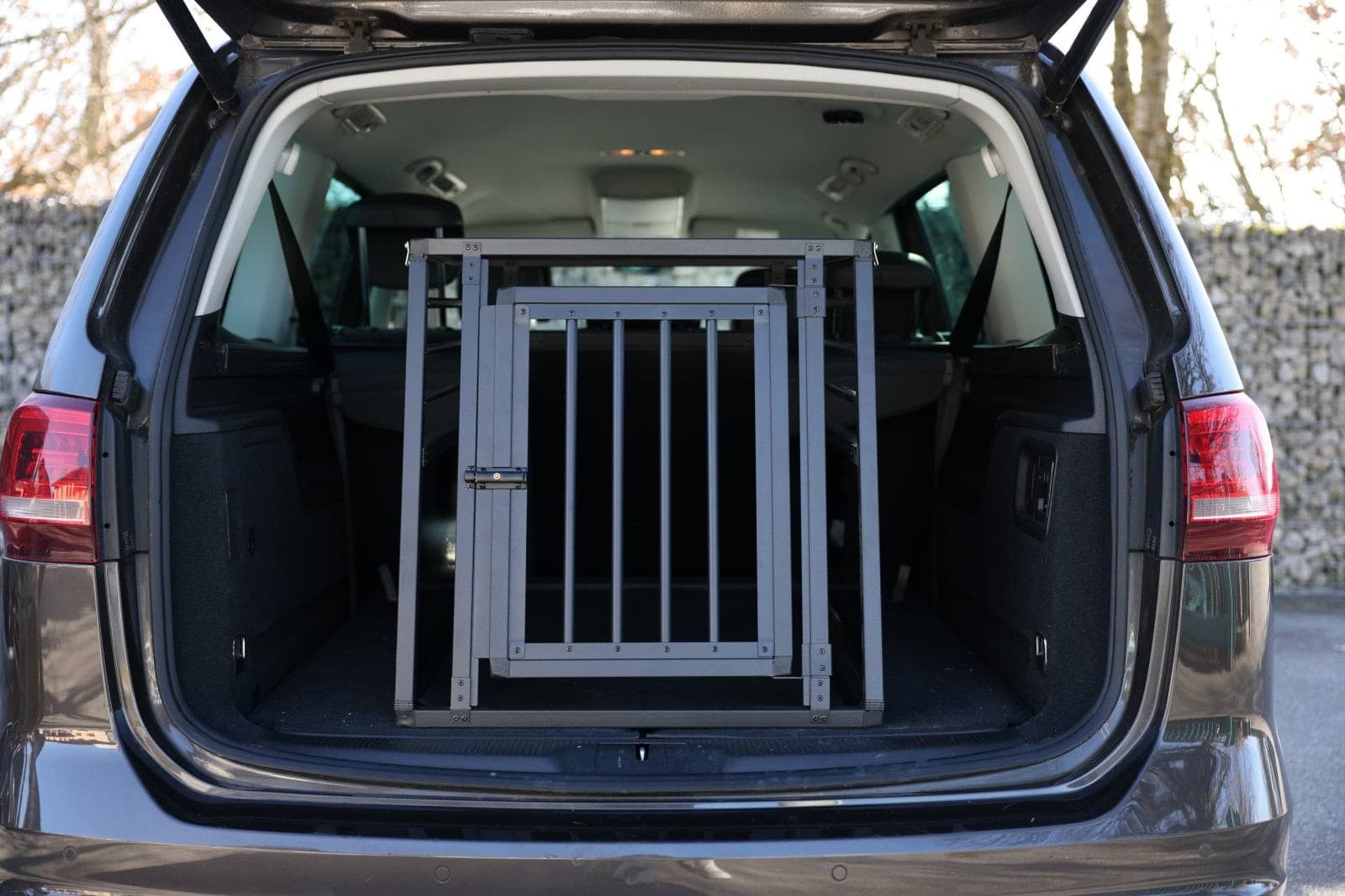 Aluminiowa klatka transportowa dla psa 77x55x50 cm - Kerbl