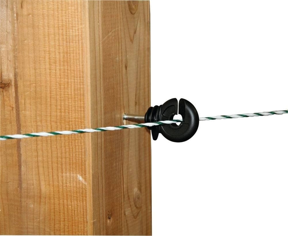 Izolator do drutu i plecionek CLASSIC 100 szt. z pokrętłem KERBL