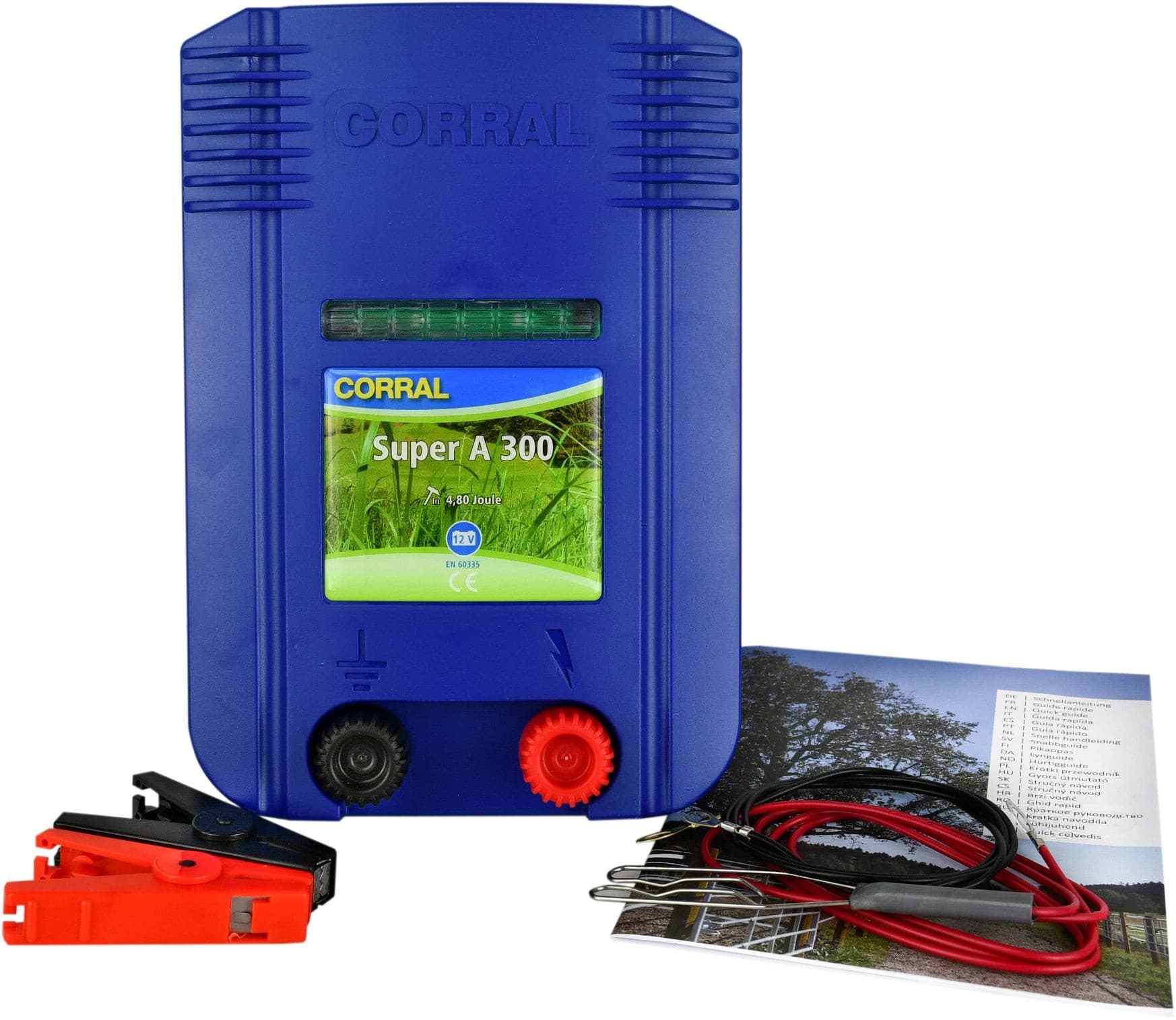 Elektryzator akumulatorowy Corral A 300 12V 4,8J dla koni i bydła