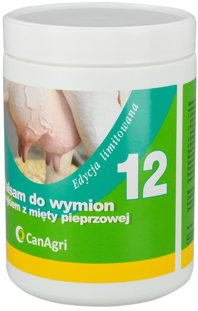 Balsam do wymion z olejkiem z mięty pieprzowej 1000 ml Can Agri