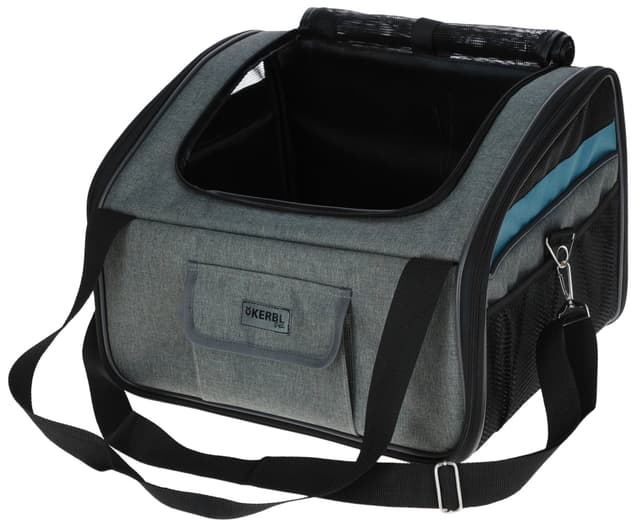 Torba podróżna dla psa Vacation, szaro-niebieska, Kerbl