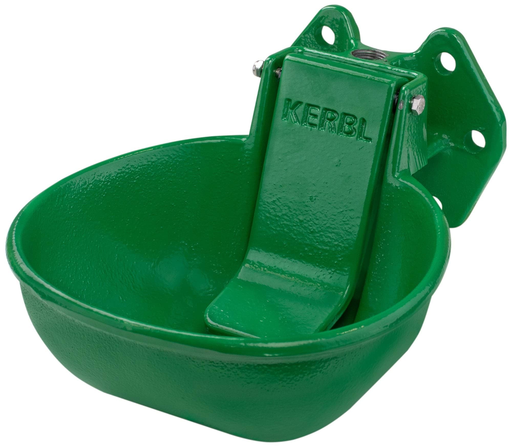 Poidło miskowe żeliwne dla bydła i koni 2,5L oliwkowe