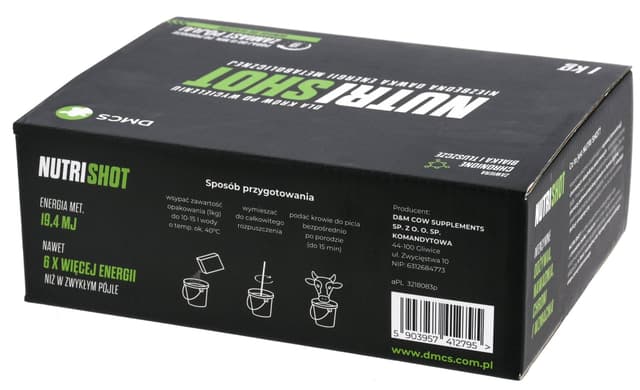 Nutri Shot 1 kg - preparat energetyczny dla krów po wycieleniu