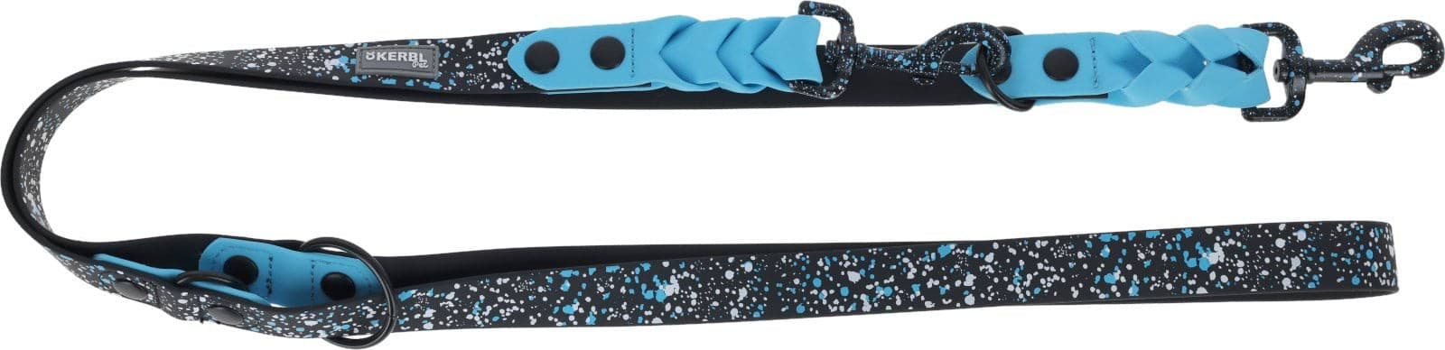 Smycz przepinana dla psa Lima 200 cm x 25 mm niebiesko-czarna Kerbl