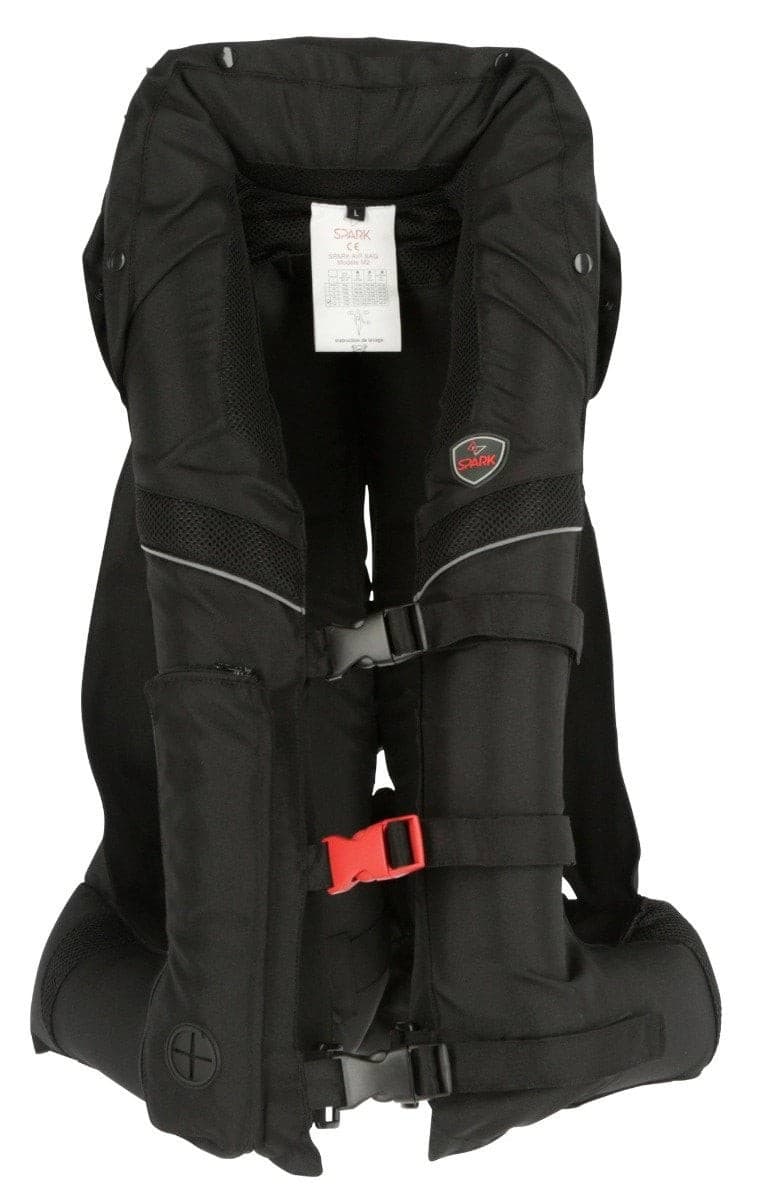 Kamizelka jeździecka z poduszką powietrzną, dla dorosłych, czarny, Covalliero