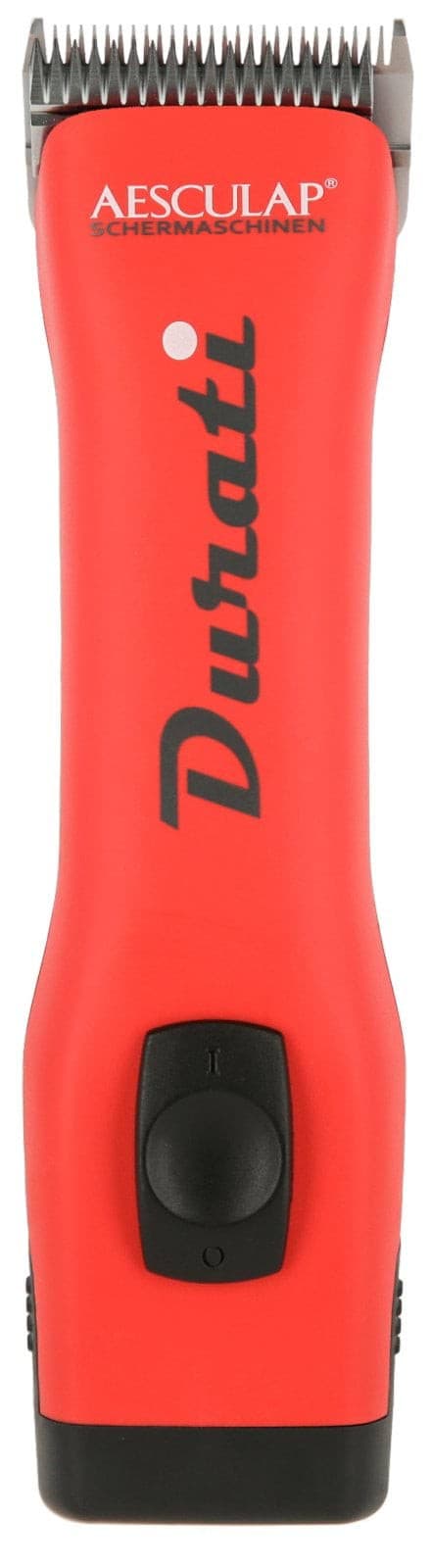 Maszynka do strzyżenia małych zwierząt Durati, 2 akumulatory, czerwony, Aesculap