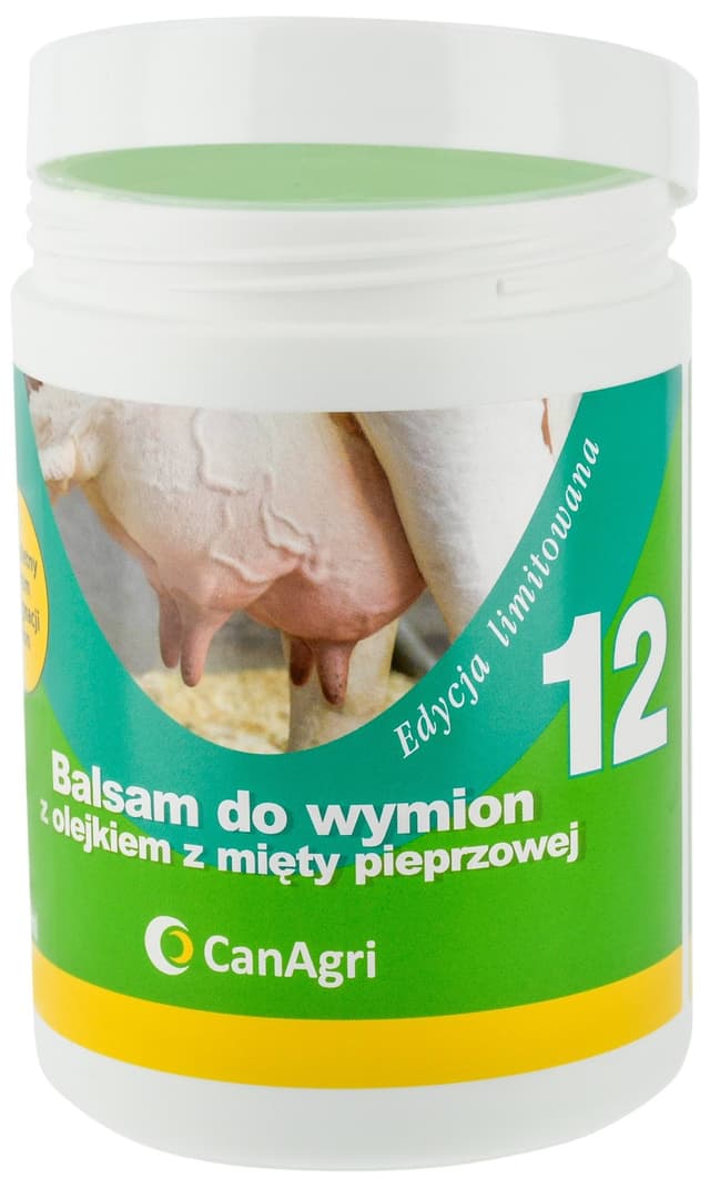 Balsam do wymion z olejkiem z mięty pieprzowej 1000 ml Can Agri