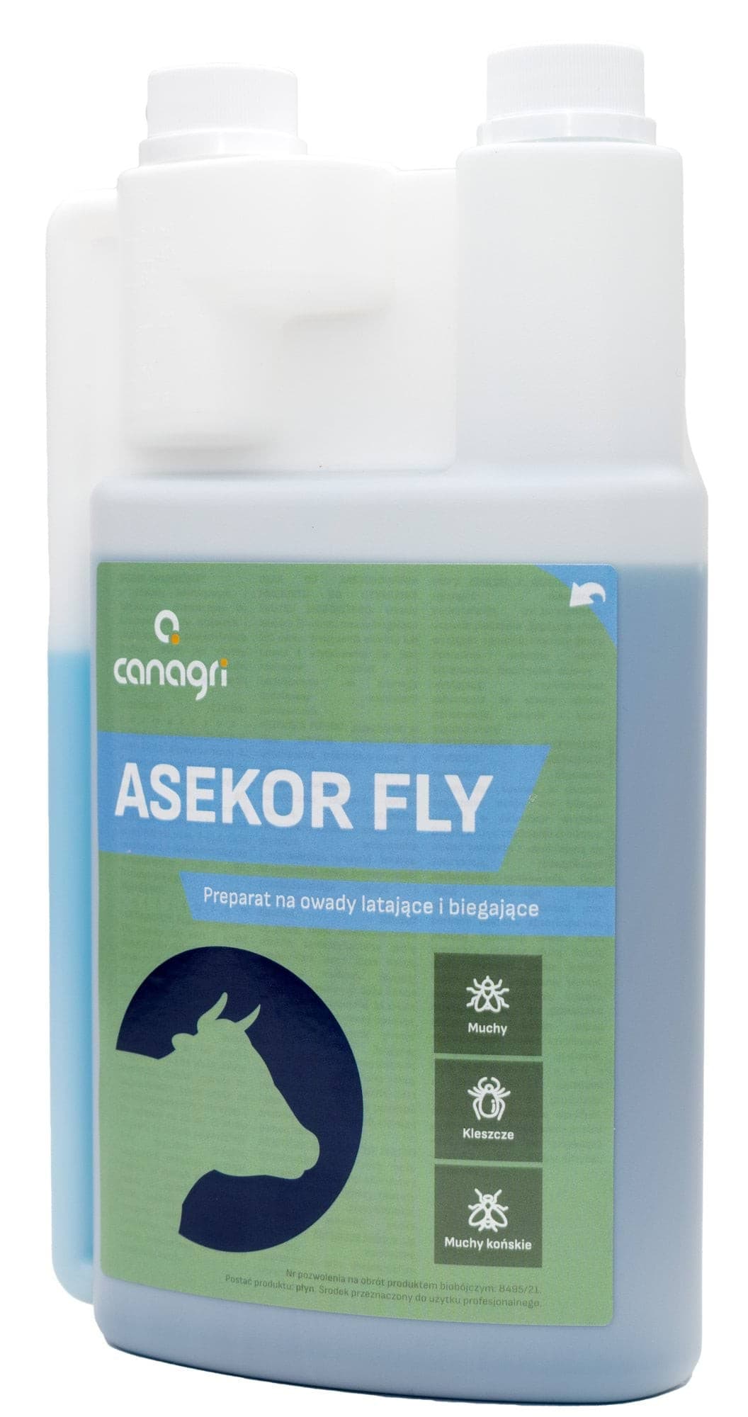 Preparat ASEKOR FLY na owady latające i biegające, 1000 ml