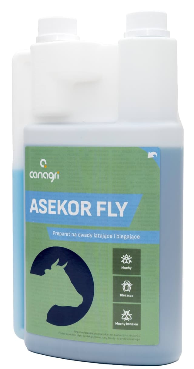 Preparat ASEKOR FLY na owady latające i biegające, 1000 ml