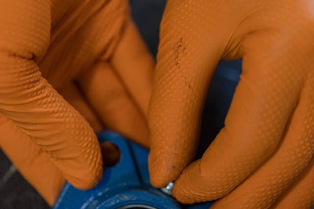 Rękawice nitrylowe Nitrile X-Grip 240 mm XXL pomarańczowe 50 szt. Kerbl