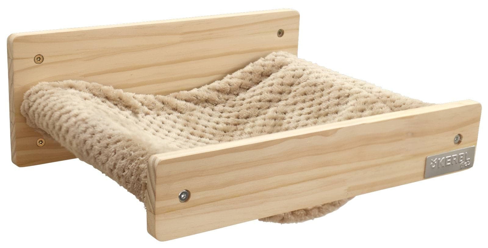 Drewniany hamak montowany do ściany 38x33,5x16 cm Kerbl