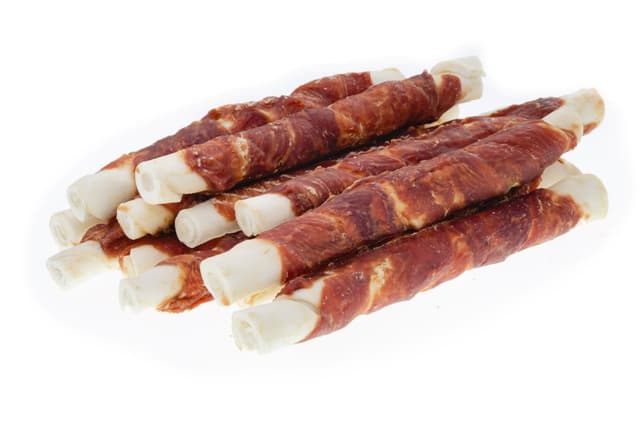 Przysmak dla psa 17 cm z skóry wołowej i kaczki 500 g Can Agri